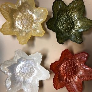 Decorative Flower Serving Bowls